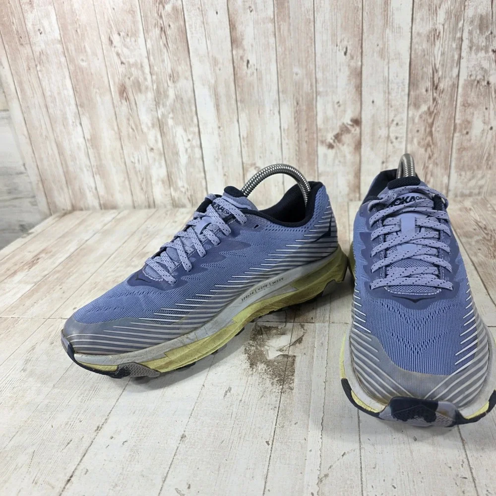 Hoka One One Torrent 2 Womens 8.5 Trail Running Shoes Blue 1110497 PIBT